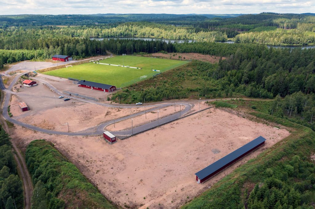 Översiktsbild över Ätrans Skidcenter